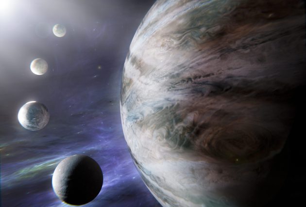 beautiful planets space