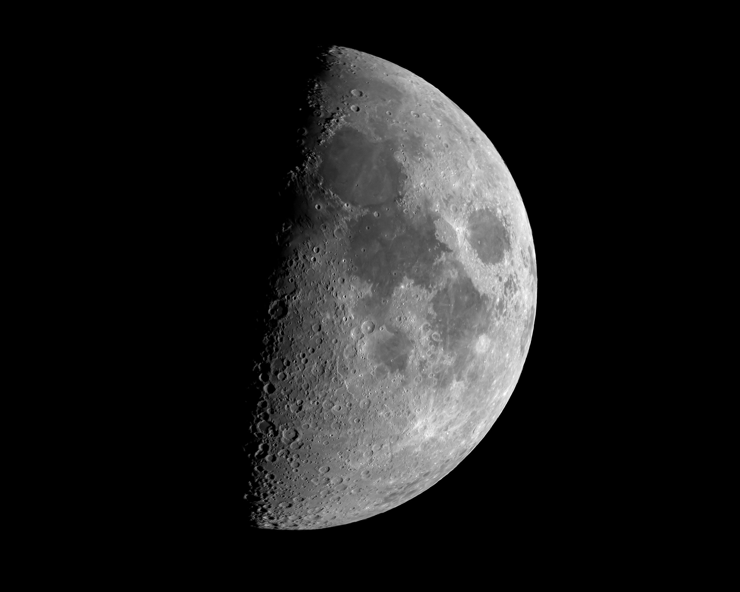 closeup shot lunar eclipse isolated black