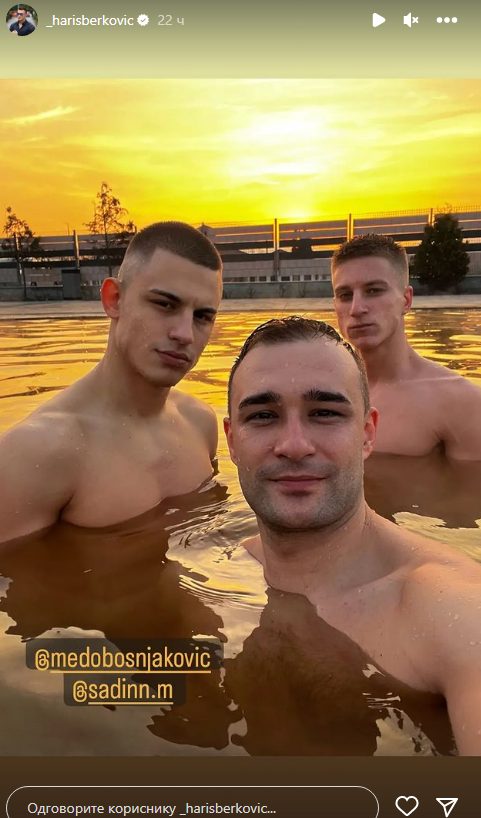 Devojkama pale vilice zbog Harisa Berkovića: Pevač se SKINUO, pa napravio pometnju na mrežama (FOTO) 7 haris berlovic insta