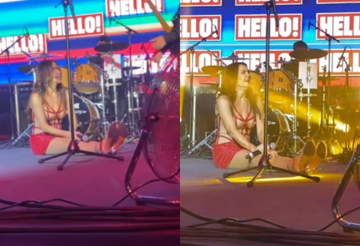 severina pala na sceni