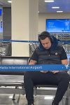 Uros Zivkovic zaspao na aerodromu