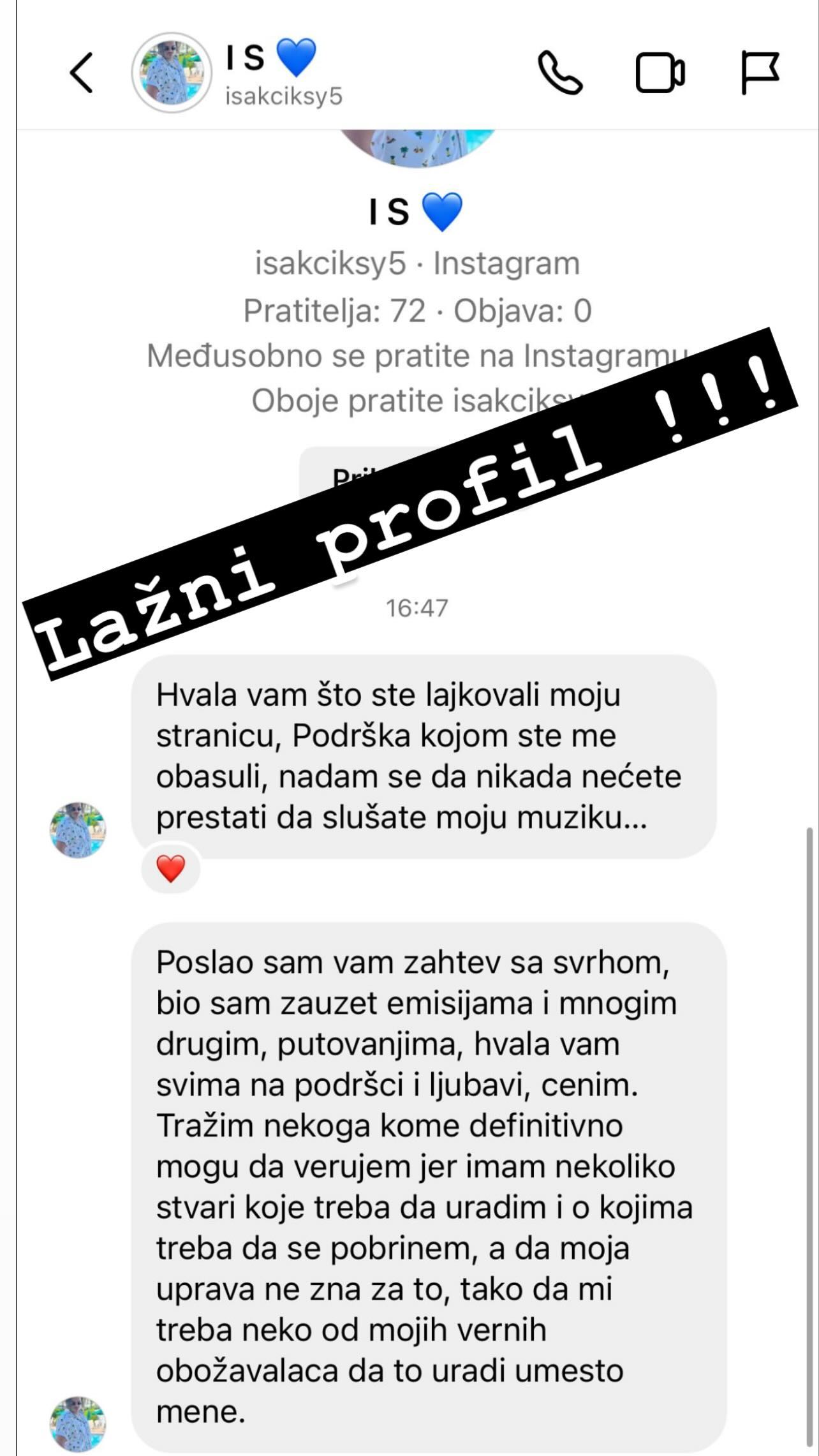 Isak Šabanović prevara
