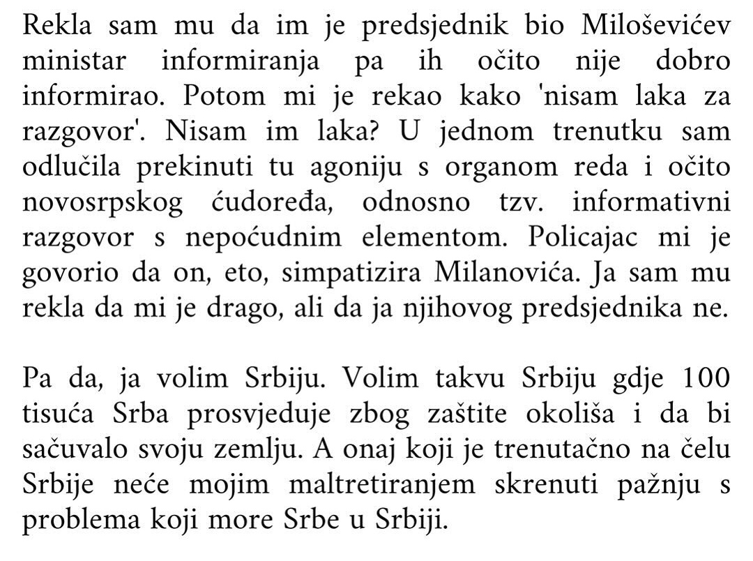 Oglasila se Severina, iznela sve detalje zadržavanja na granici: "Neću u Srbiju dok joj je diktator na vlasti" 9 Screenshot 20240826 181524 com.instagram.android edit 15519856301276