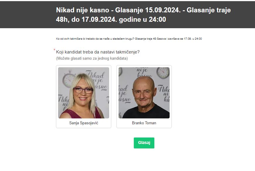 glasanje