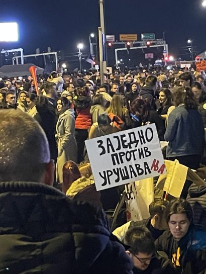 protest autokomanda foto Saska 2