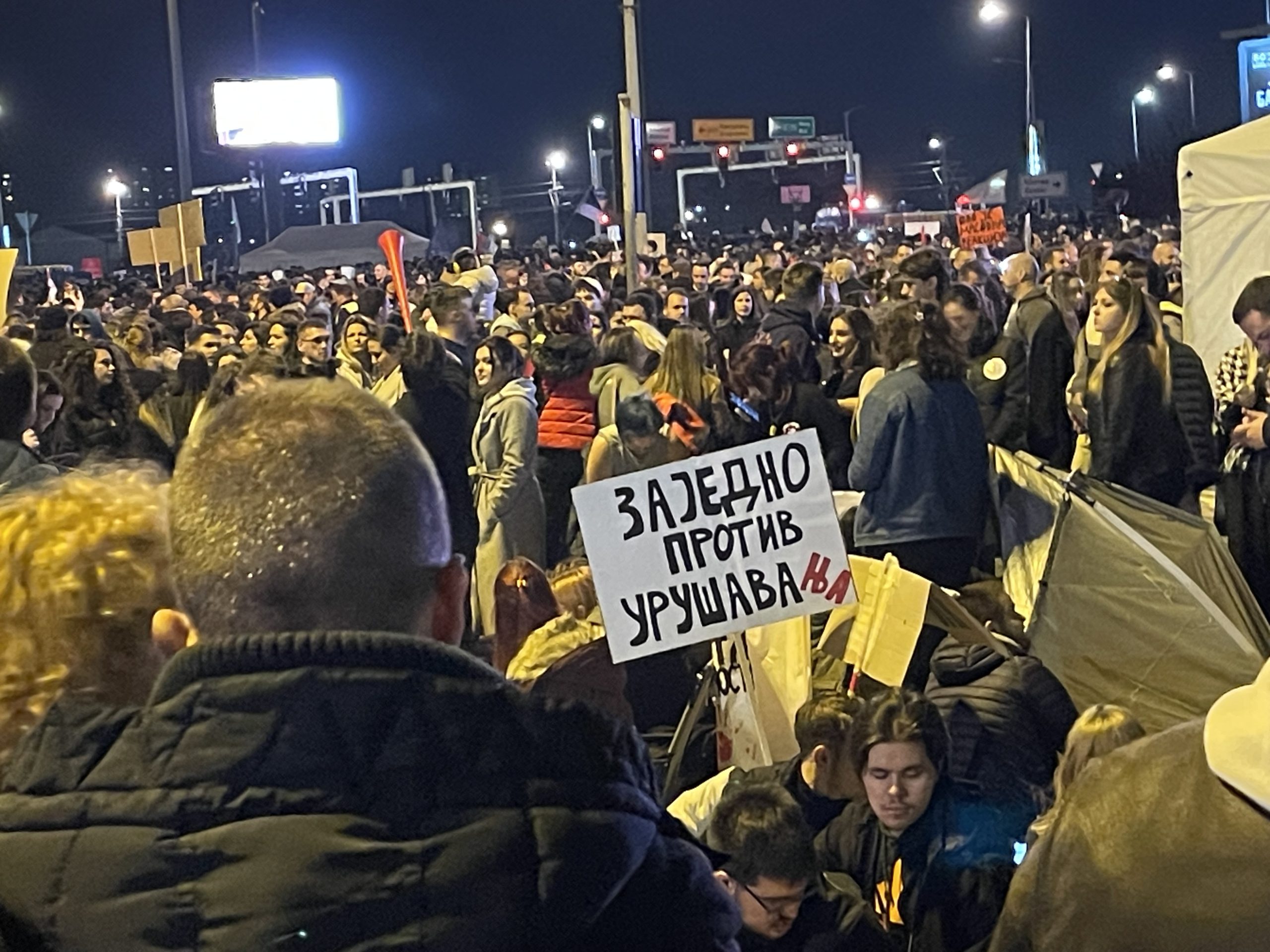 protest autokomanda foto Saska 2