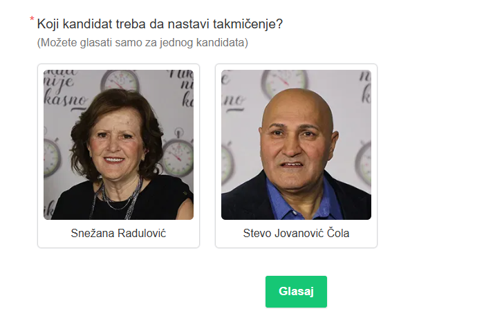 glasanje nikad nije kasno