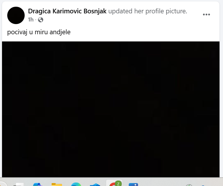 Majka Peđe Bošnjaka slomljena od tuge i bola, oglasila se na društvenim mrežama 6 Screenshot 2025 03 23 225429