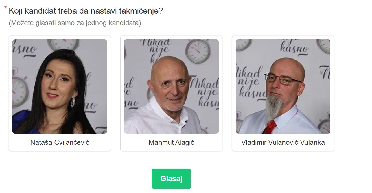 Vaš glas odlučuje: Tri pevača u trci za polufinale, samo jedan prolazi dalje FOTO 6 zau