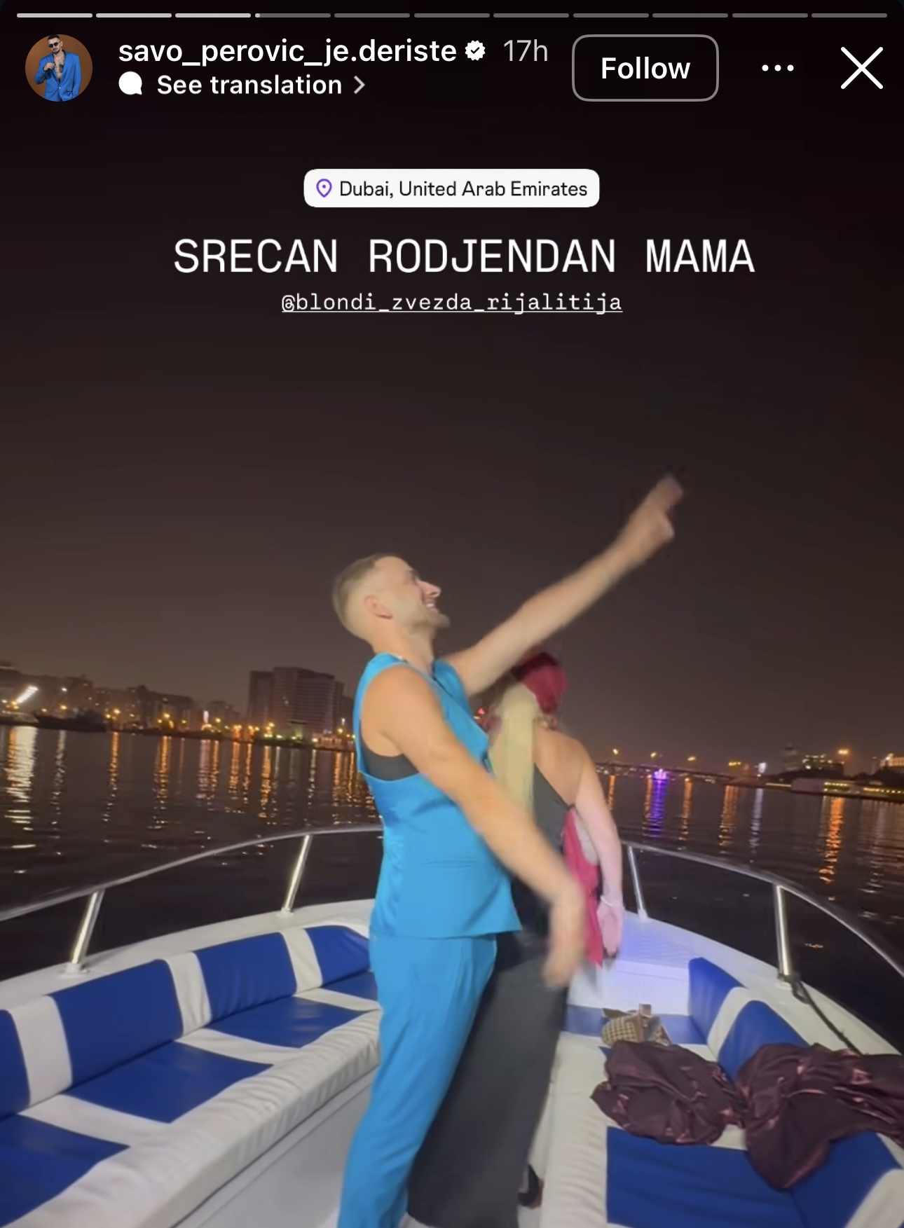 Naš pevač otišao sa majkom u Dubai: Njene fotke sa jahte izazvale haos na mrežama (FOTO) 6 IMG 5204