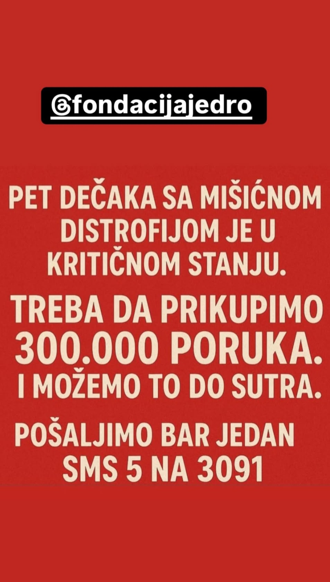 Dirljiv gest Ane Bekute, uključite se i vi: Pesma za život petorice dečaka! 6 Screenshot 20250529 204931 Instagram 1