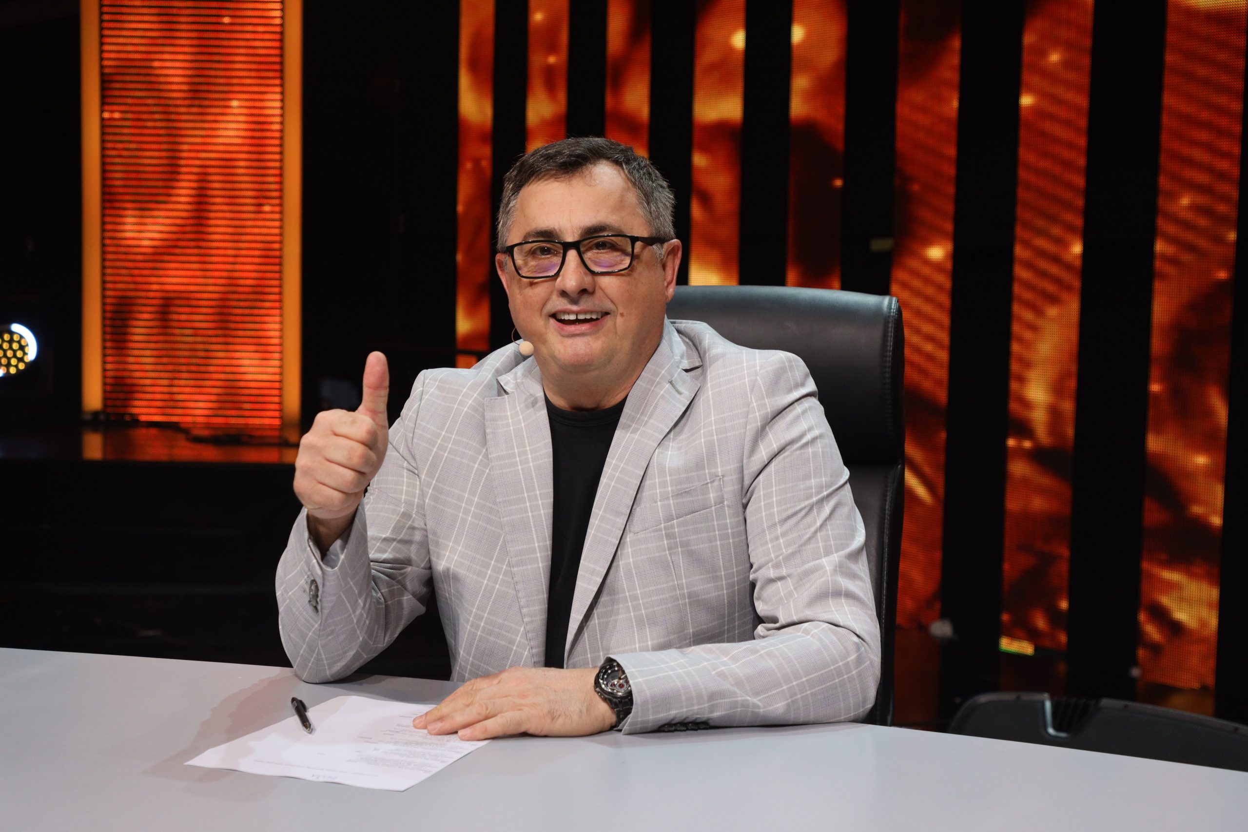 Zbog direktnog ispadanja pojedinih kandidata, produkcija promenila pravila u petom krugu ''Zvezda Granda'' 7 VOJA NEDELJKOVIC ZG SNIMANJE 28042025 FOTO MUNJA 3