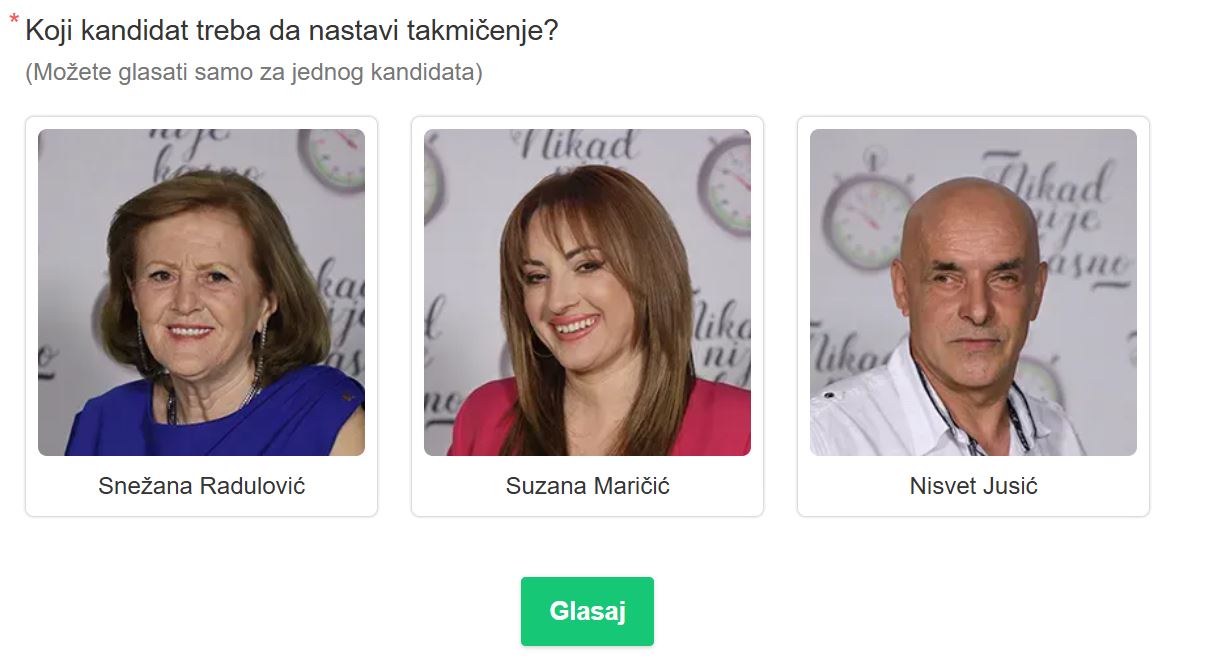Nikad teži zadatak na Fejsbuk glasanju: Vi odlučujete o još jednom takmičaru koji ide u polufinale 4 gls
