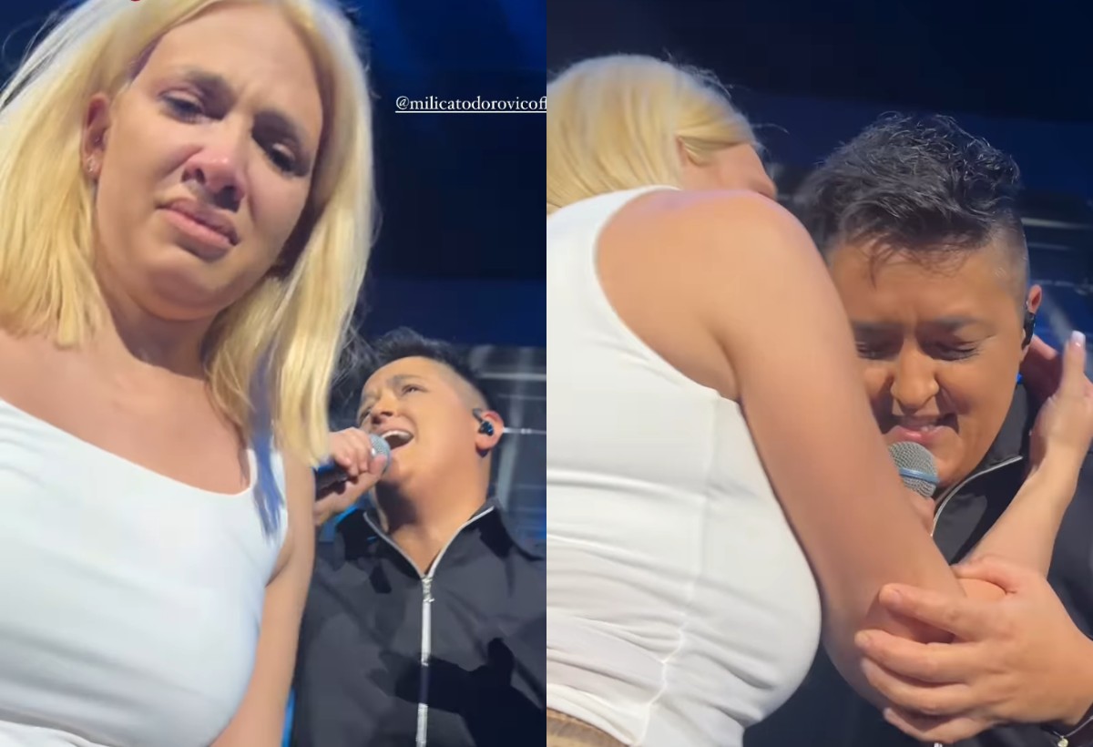 Milica Todorović roni suze u zagrljaju Marije Šerifović 5 milica todorovic