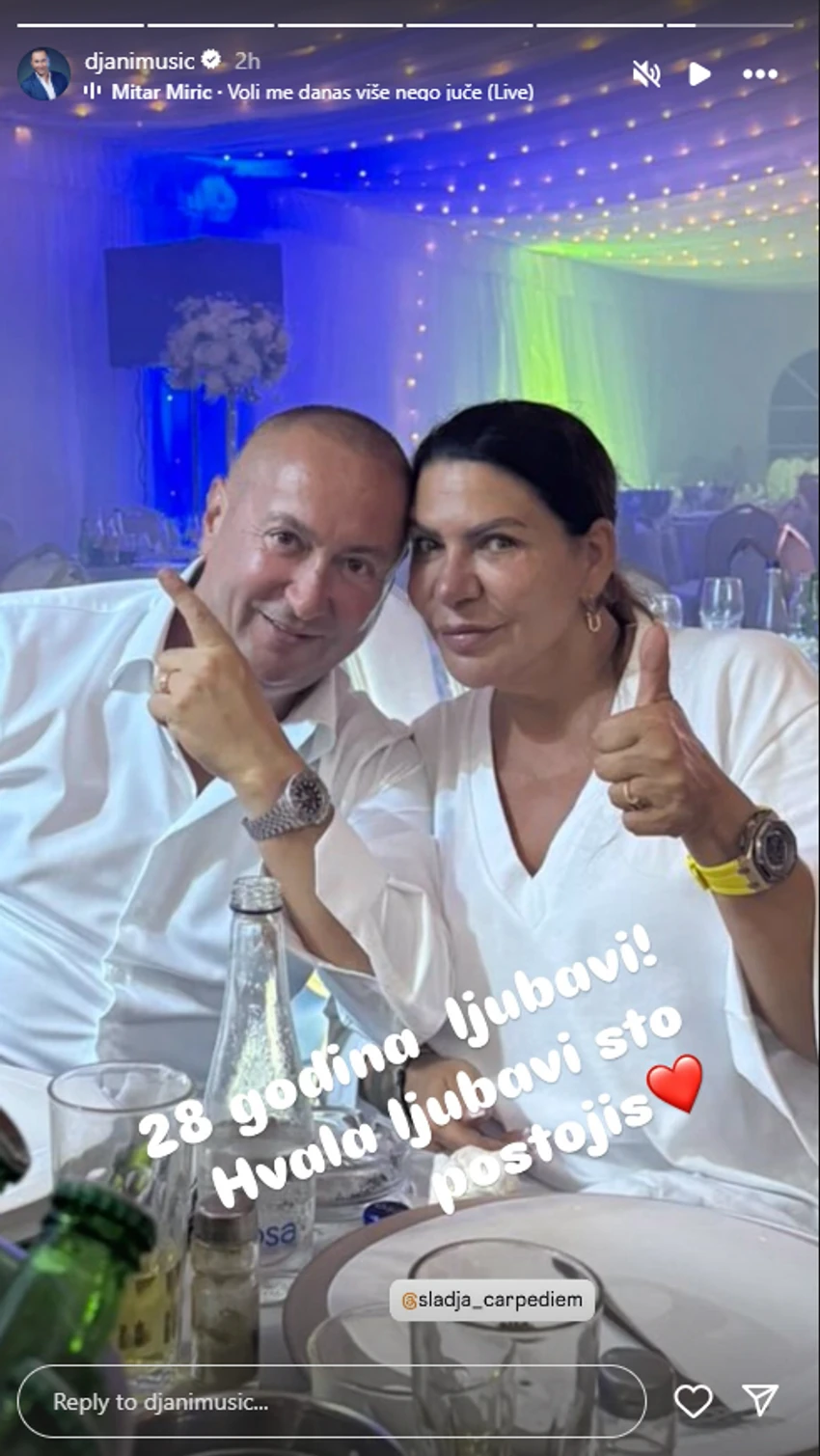 Đani i Slađa slave godišnjicu braka: Pevaču se supruga obratila dirljivim rečima 6 mzWk9kpTURBXy9jNWYyZmViMDRiMDA0ZTNiNzhjMDgyN2ZkMmM3M2IyYy5wbmeRkwLNA1IA3gABoTAF