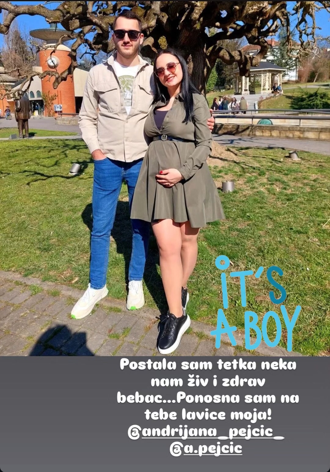 Slavlje u domu Aleksandre Mladenović, pevačica dobila najlepšu ulogu 7 Aleksandra Mladenovic sestra i zet