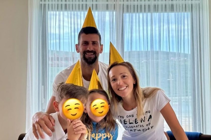 Jelena i Novak DJokovic sa decom 1 e1750330686123
