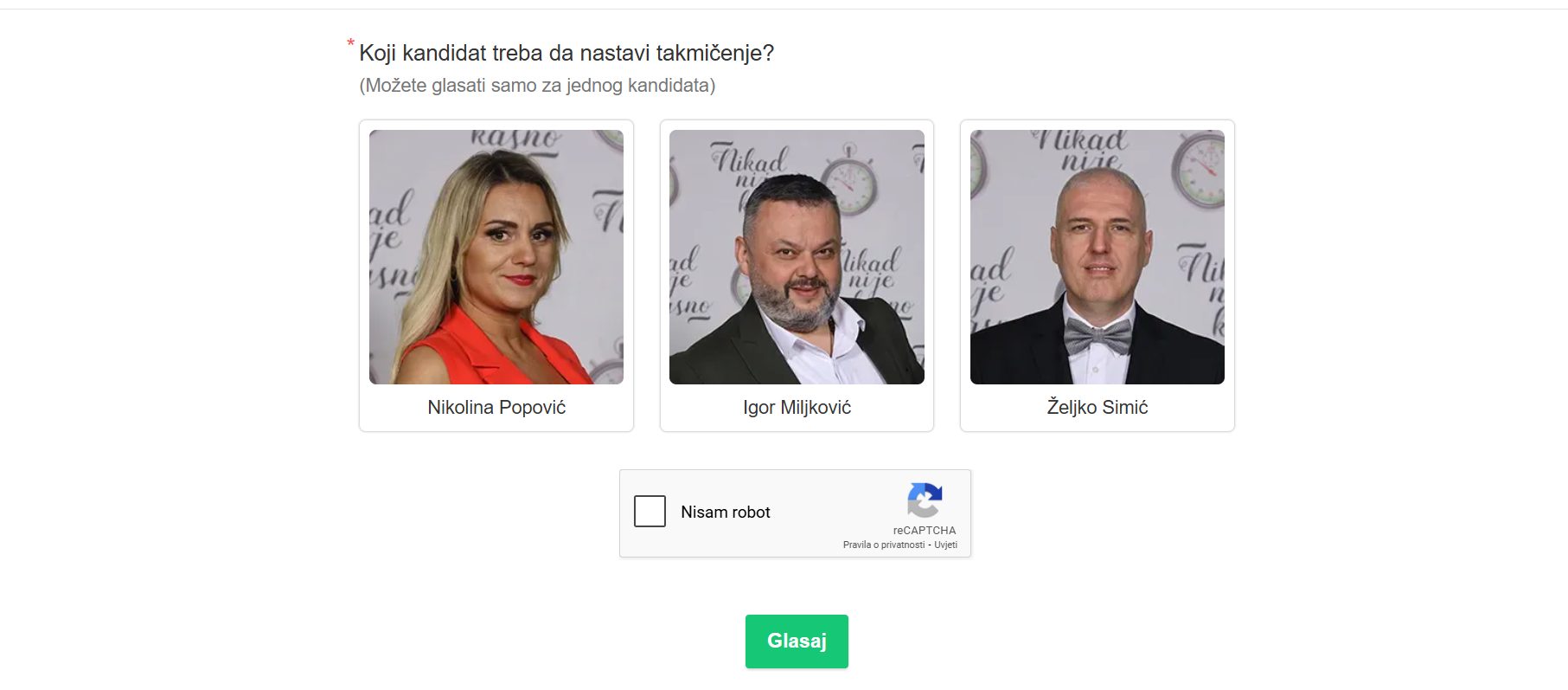 Tri sjajna pevača se bore na Fejsbuk glasanju, a samo vi odlučujete ko zaslužuje polufinale 7 Screenshot 2025 06 09 095437