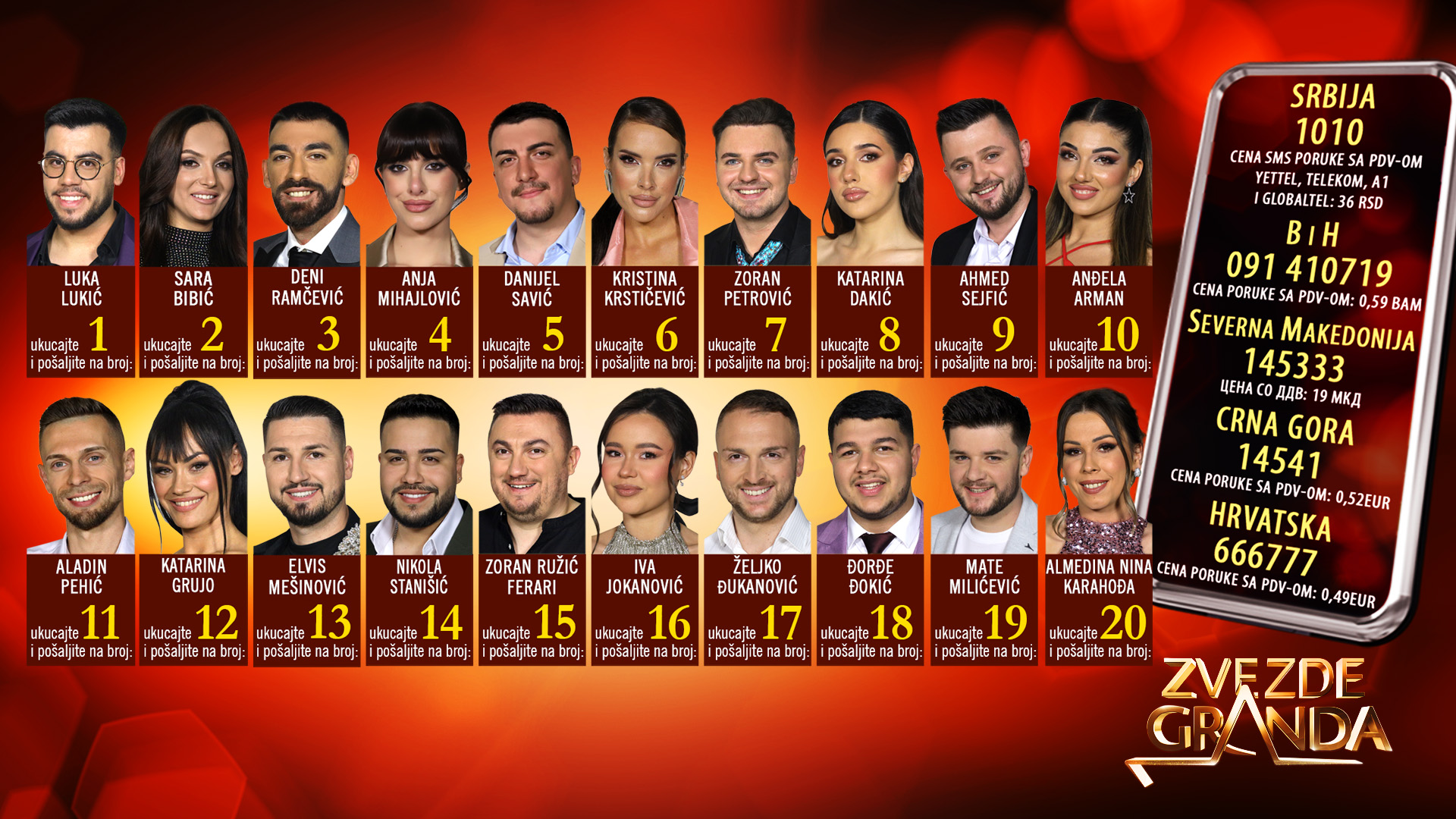 Evo kako da podržite svoje favorite u "Zvezdama Granda", glasanje je otvoreno 9 ZG2025 finalisti 1920x1080 SA TELEFONOM