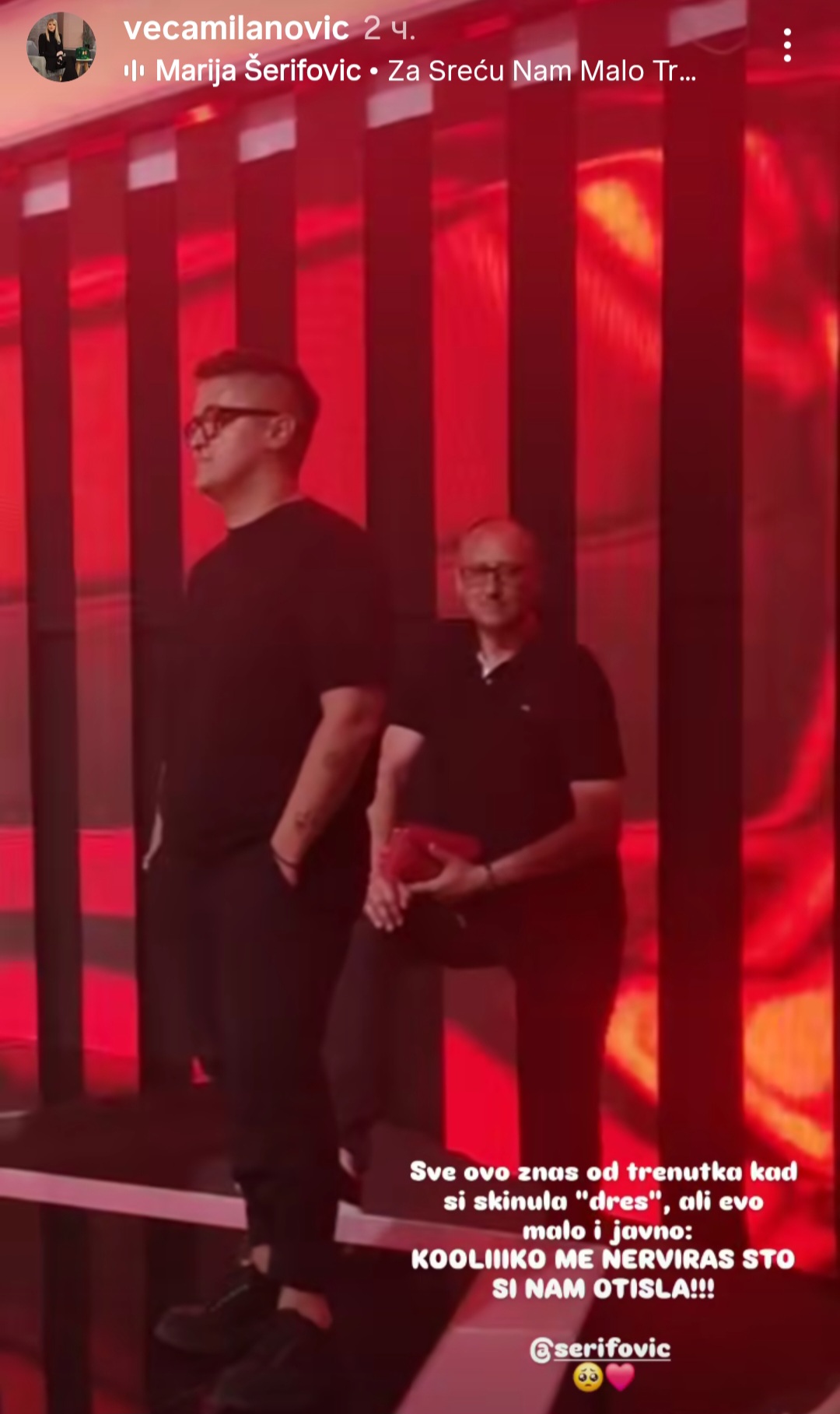 Poznati se obratili Mariji Šerifović nakon napuštanja Zvezda Granda: "Nerviraš me što si otišla" 7 Screenshot 20250707 165359 Instagram