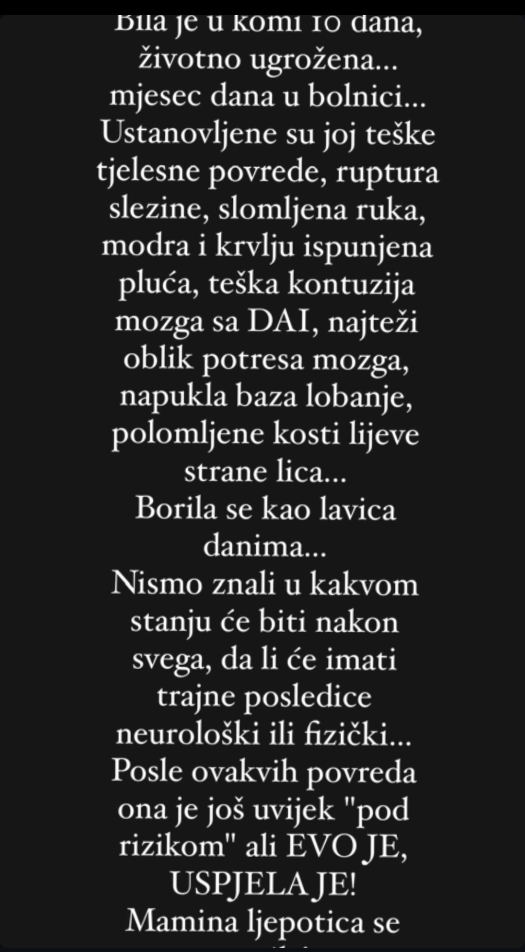 Pevačicina ćerka (14) pala sa krova i propala kroz crep: "Ustanovljene su joj teške telesne povrede" 8 Screenshot 20250723 072243 Instagram 1