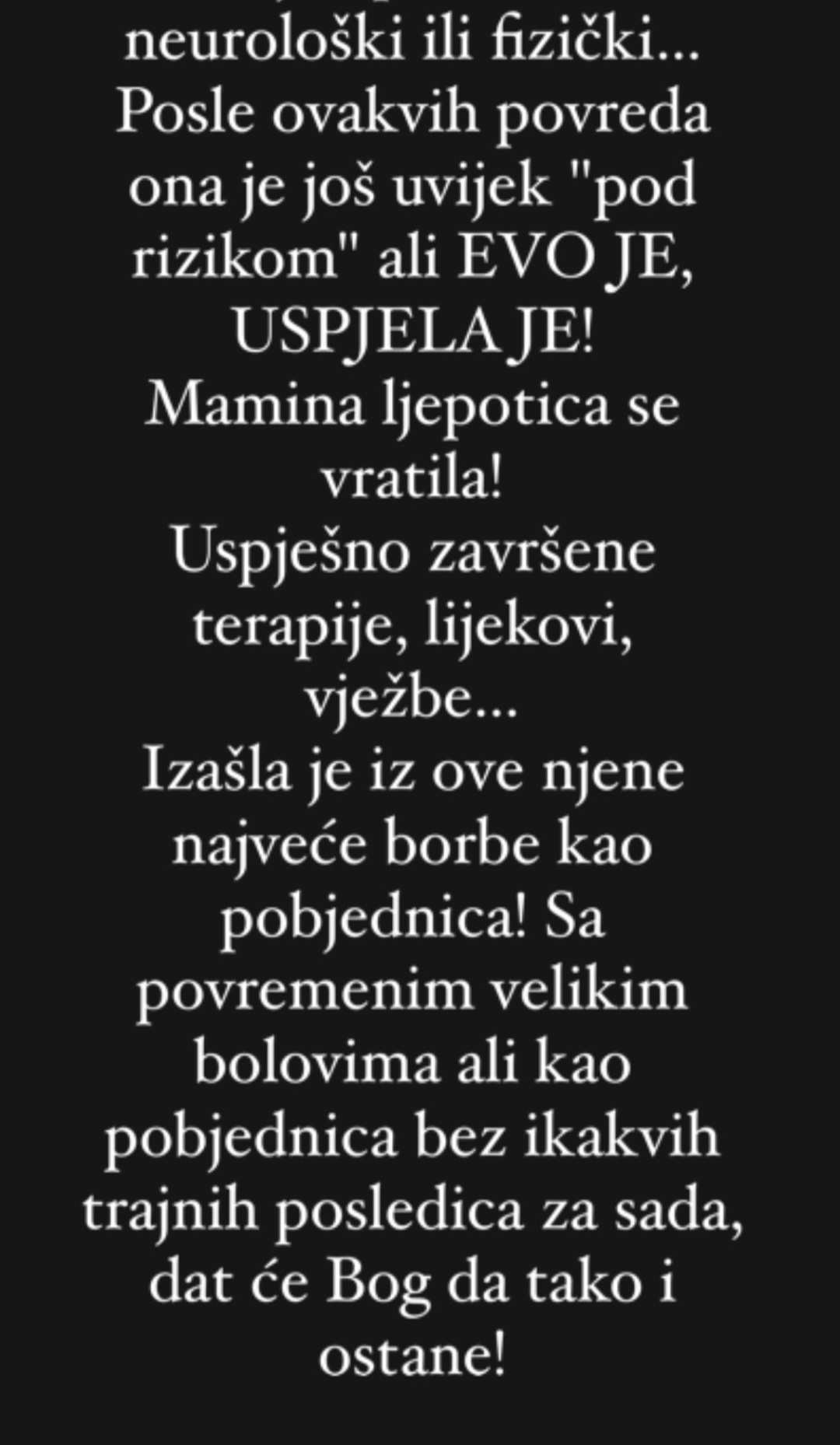 Pevačicina ćerka (14) pala sa krova i propala kroz crep: "Ustanovljene su joj teške telesne povrede" 9 Screenshot 20250723 072257 Instagram
