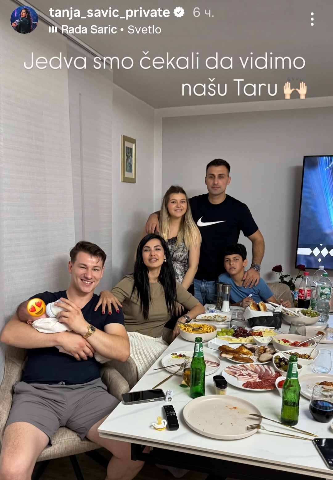 Srećne vesti u domu Tanje Savić: "Jedva smo čekali da te vidimo" 6 Screenshot 20250723 072415 Instagram