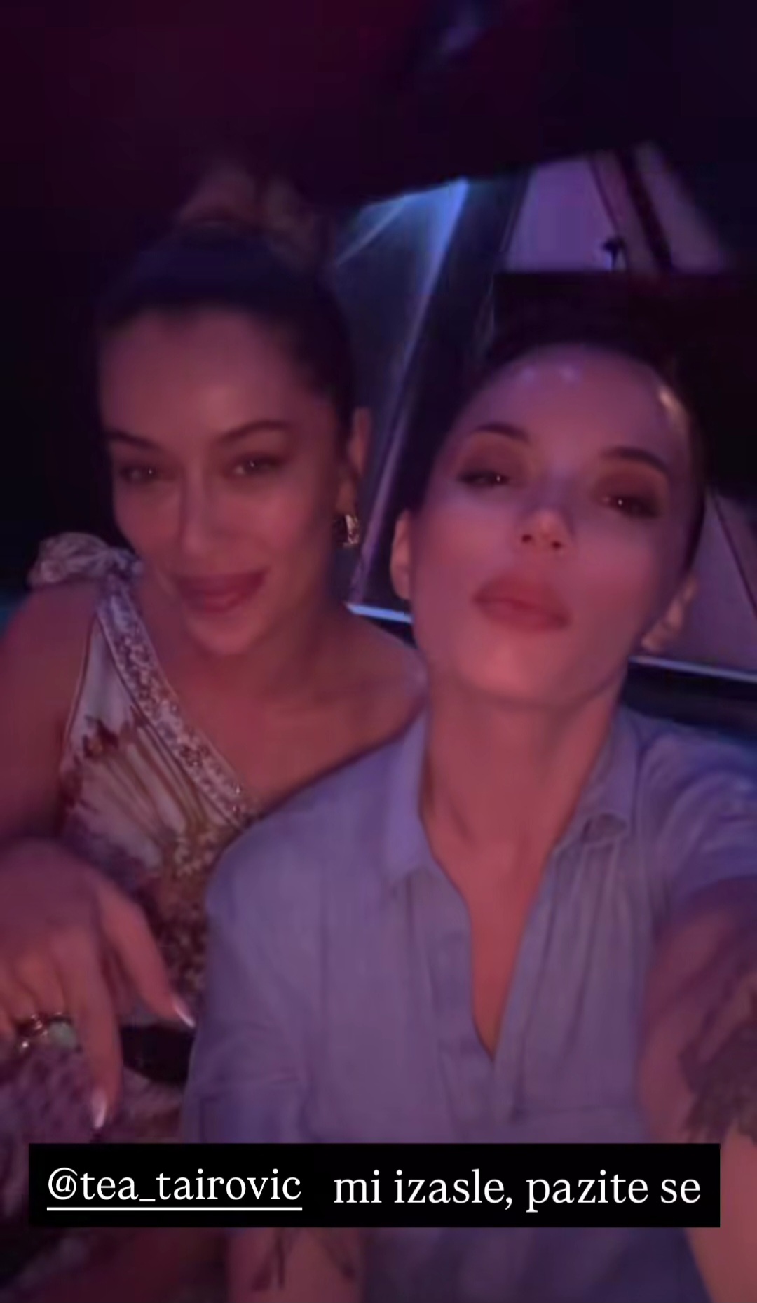 Tea Tairović i Barbara Bobak bez trunke šminke u izlasku: Lumpovale do zore na Editinom nastupu 8 Screenshot 20250723 092615 Instagram 1