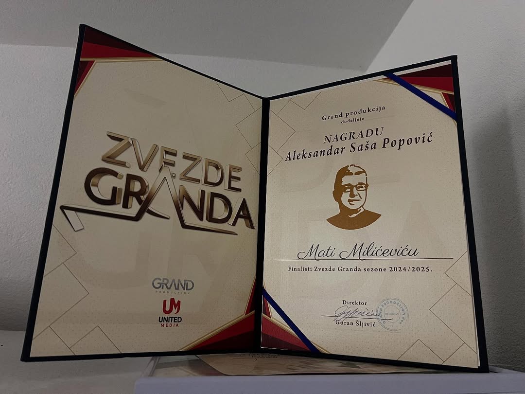 Mate Milićević u takmičenju bio misteriozan, a sad otkrio sve o Zvezdama Granda: "Postali smo prijatelji" 7 mate milicevic