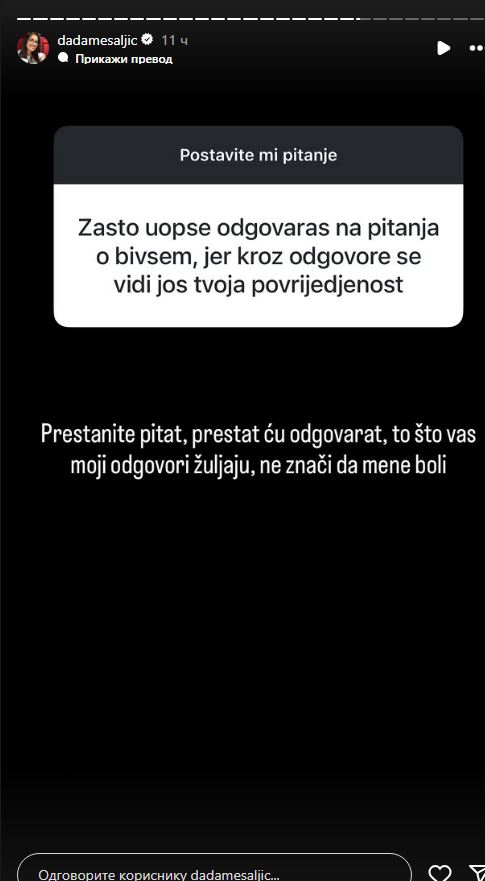 Dada Mešaljić nikad iskrenije o bivšem mužu: "Prebolela sam ga" 8 2