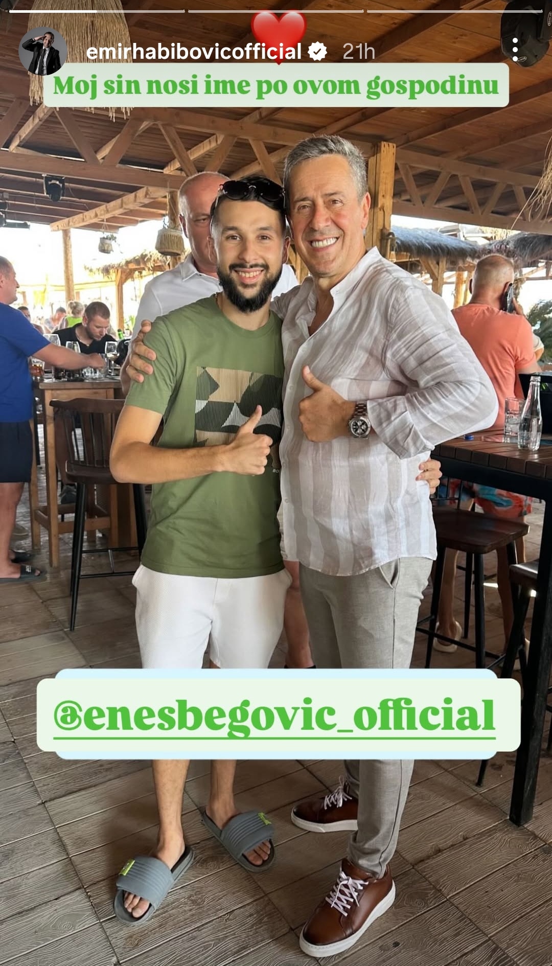 Naš pevač nazvao sina po Enesu Begoviću, pa mu se javno obratio FOTO 7 Screenshot 20250806 141638 com.instagram.android edit 39004473132068