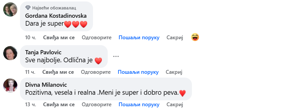 Pitali smo fanove Zvezda Granda šta misle o Dari Bubamari 7 Screenshot 2026 01 23 112828