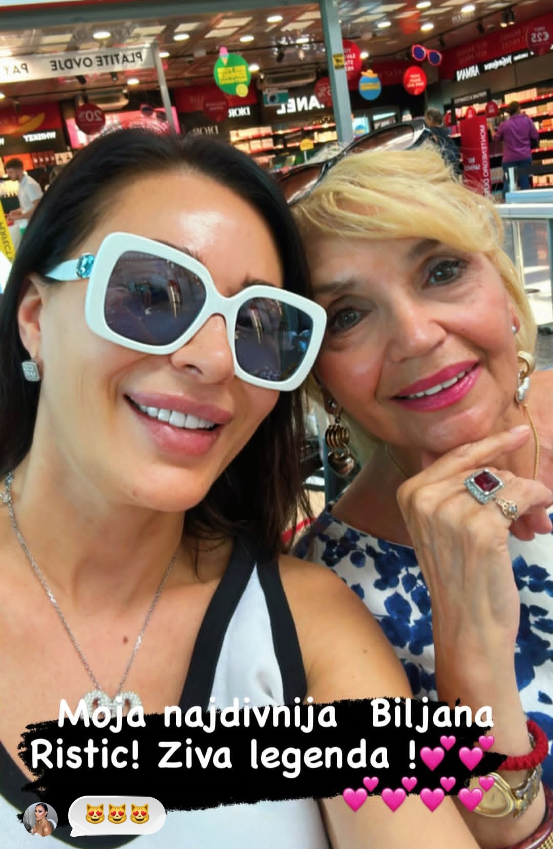 Neočekivani susret na aerodromu, Ceca Ražnatović emotivna: "Živa legenda!" 6 Screenshot 20250913 170231 Instagram