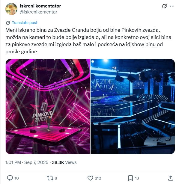 Tviter gori zbog Zvezda Granda,"oduvale" konkurenciju, a nisu ni počele 8 Tvit 2