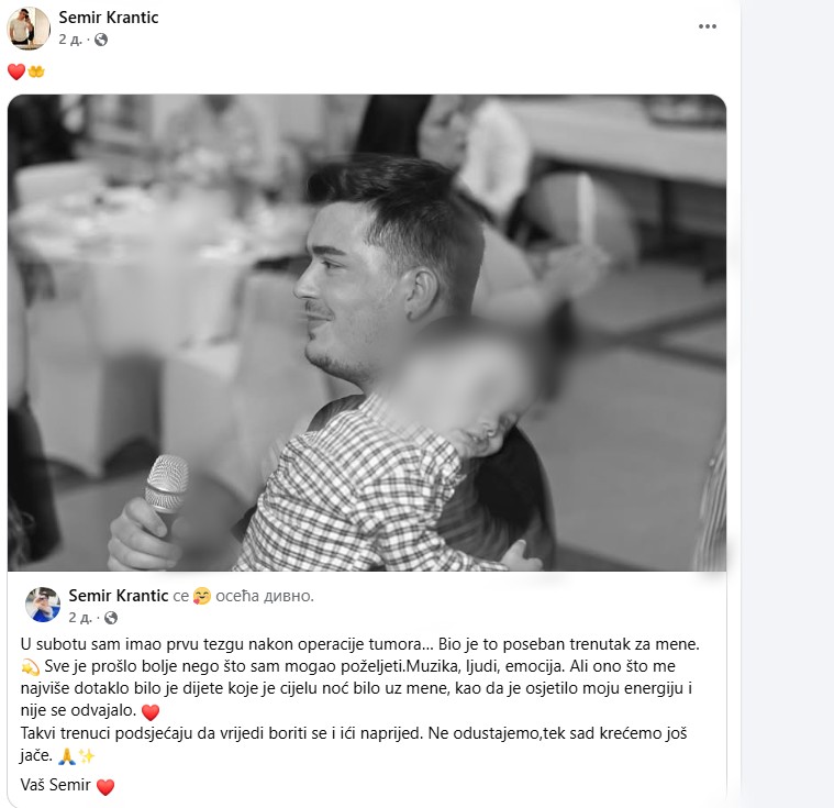 Pevač iz Zvezda Granda operisao tumor: "Sin je bio celu noć uz mene" 7 semir krantic 2