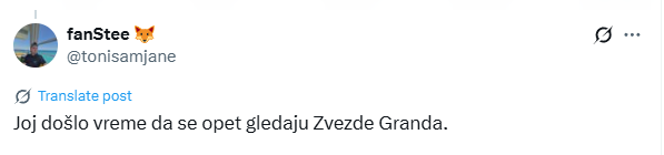 Tviter gori zbog Zvezda Granda,"oduvale" konkurenciju, a nisu ni počele 11 tvit 7