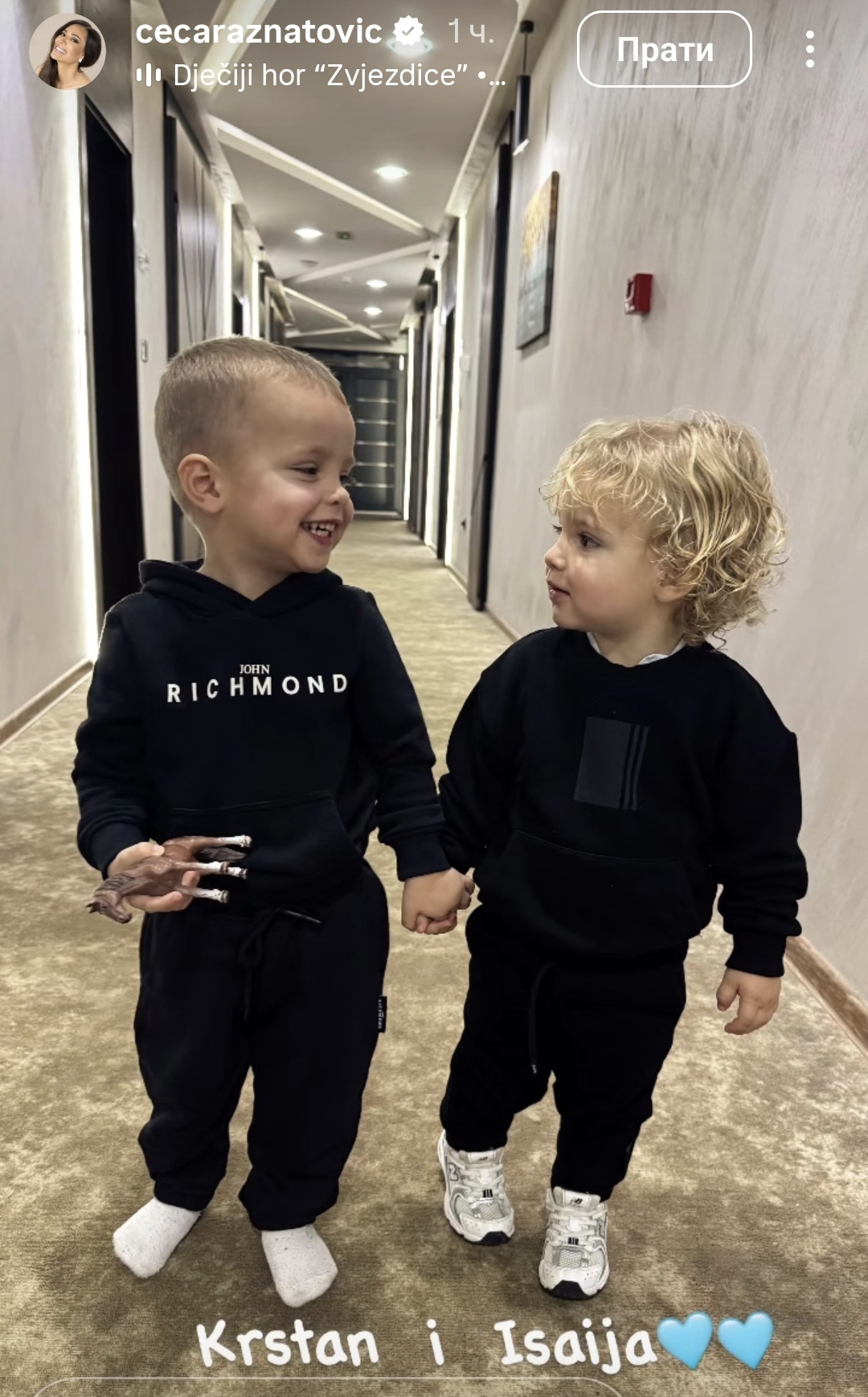 Nema bogatije žene od nje: Ceca podelila fotku unuka, Krstan i Isaija se nasmejani drže za ruke 6 Screenshot 20251030 131235 Instagram