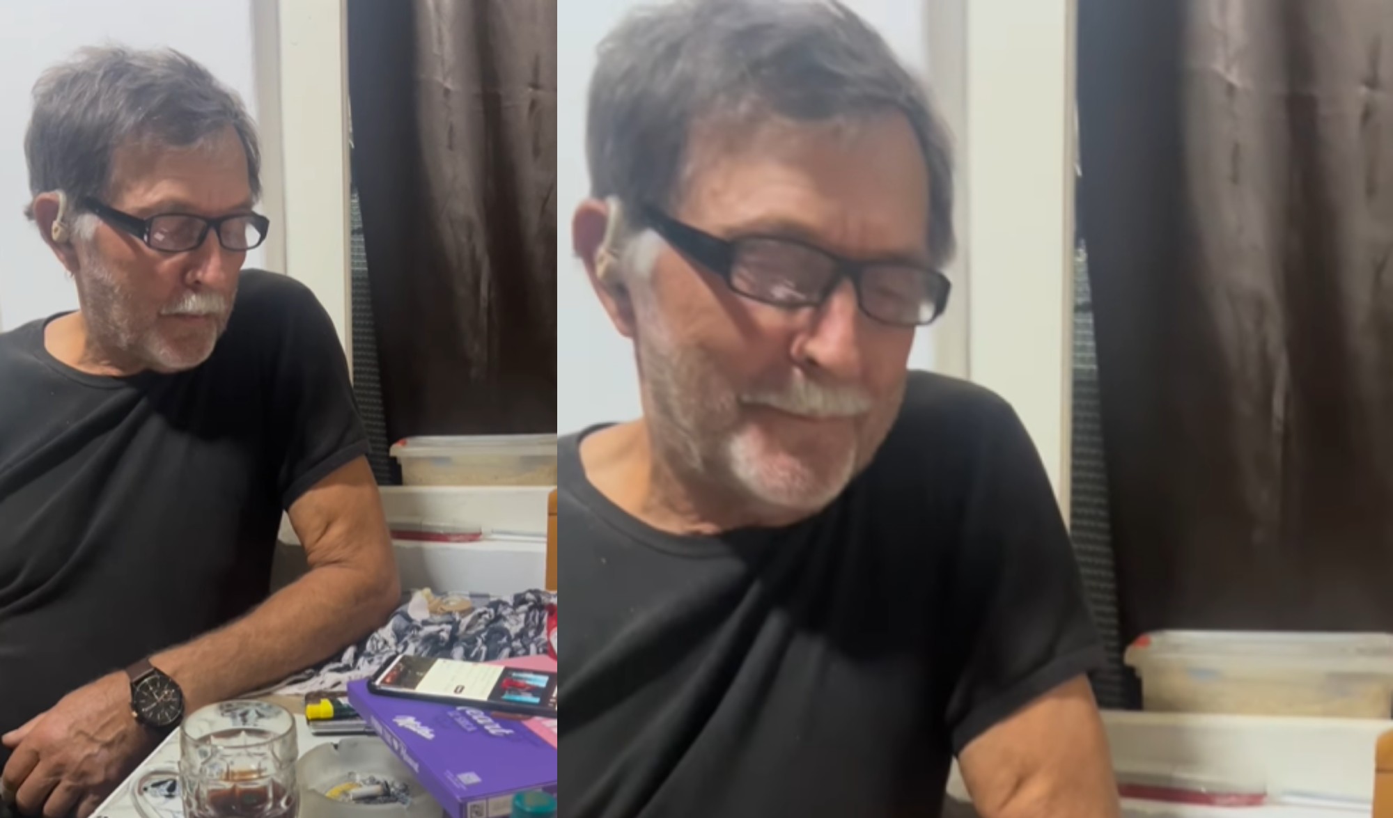 Rada Manojlović posetila oca u Četerežu, nazdravljaju uz njenu pesmu, njegova reakcija je pravi HIT: "Koliko ga samo volim" (VIDEO) 9 tata rade manojlovic 1