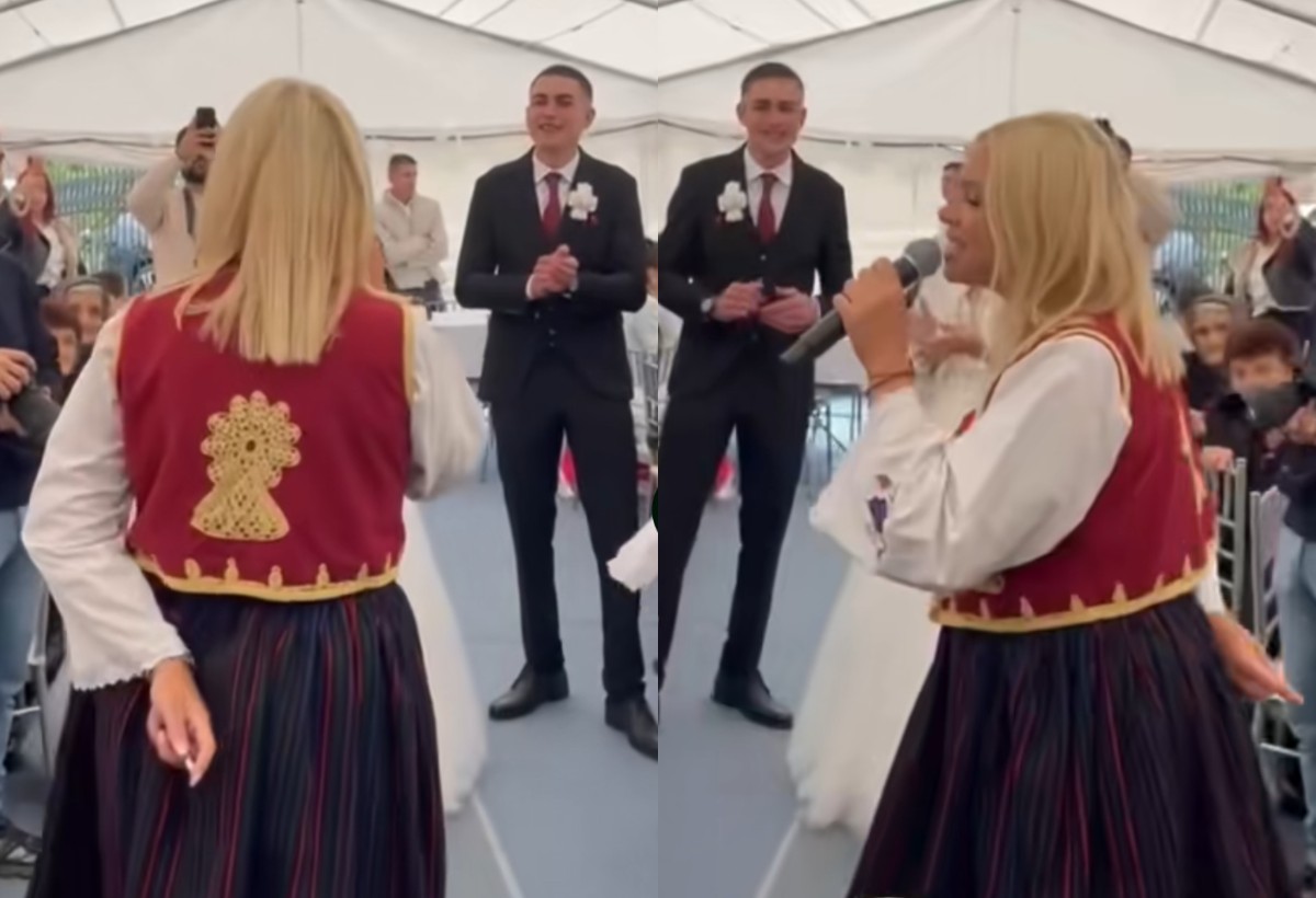 Trudna Milica Todorović u narodnoj nošnji zapevala ispod šatora - Hit snimak! 4 trudna milica todorovic