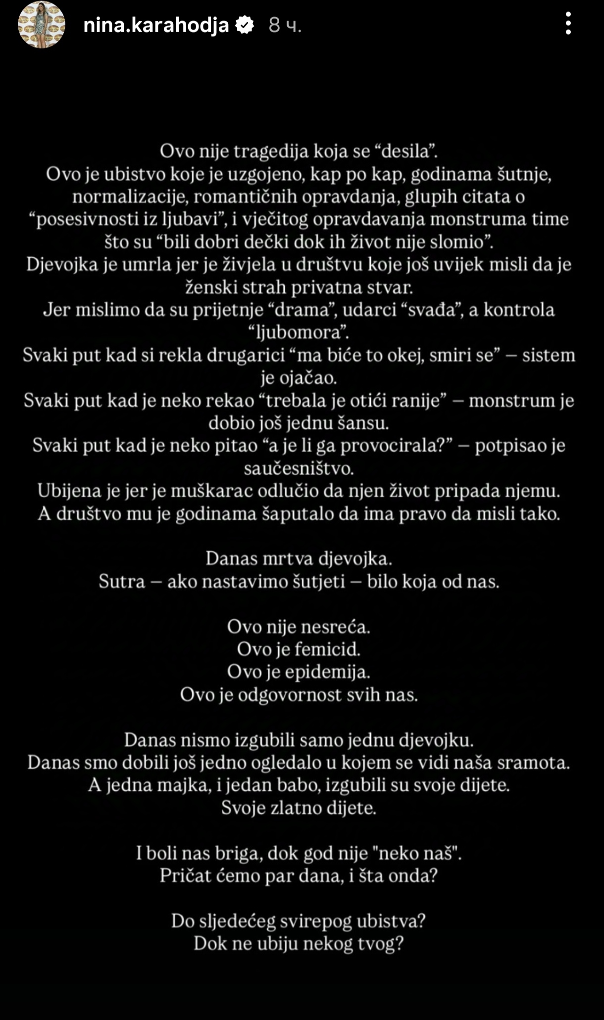 Velika tragedija u Bosni, pevači se odmah oglasili: "Izgubili su svoje dete" 5 ubijena devojka u bosni