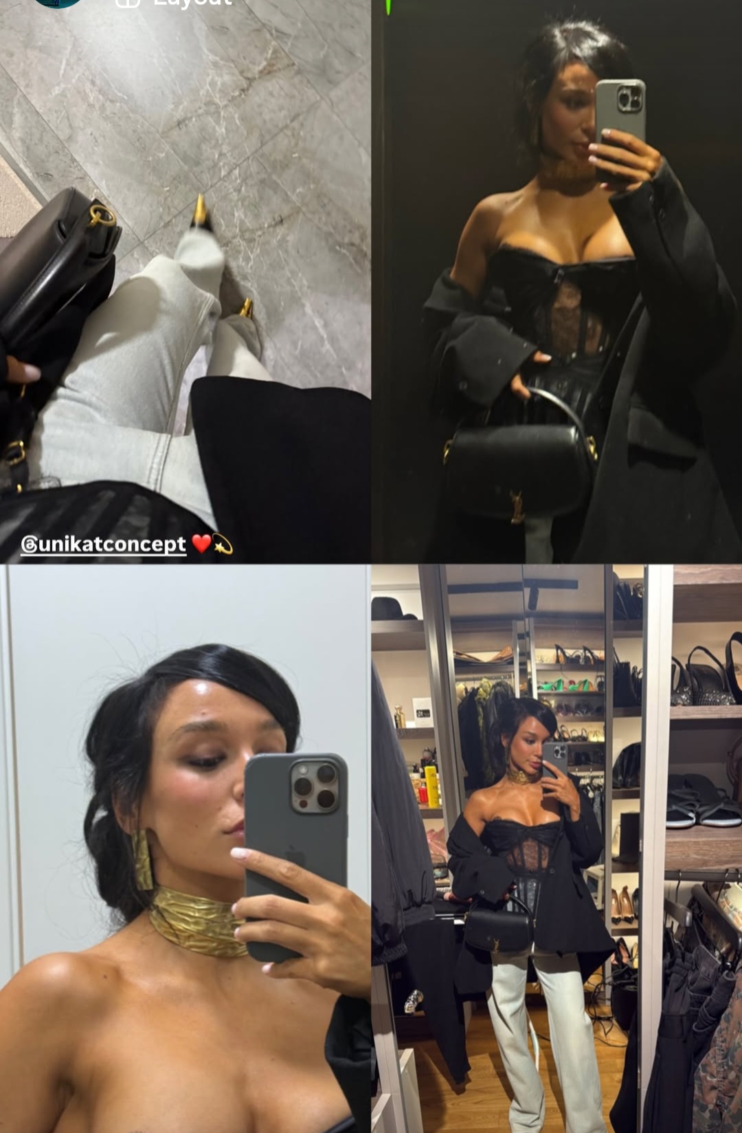 Edita provocira u crnoj čipki: Grudi na izvolte, komentari pljušte FOTO 6 Edita Aradinovic 3