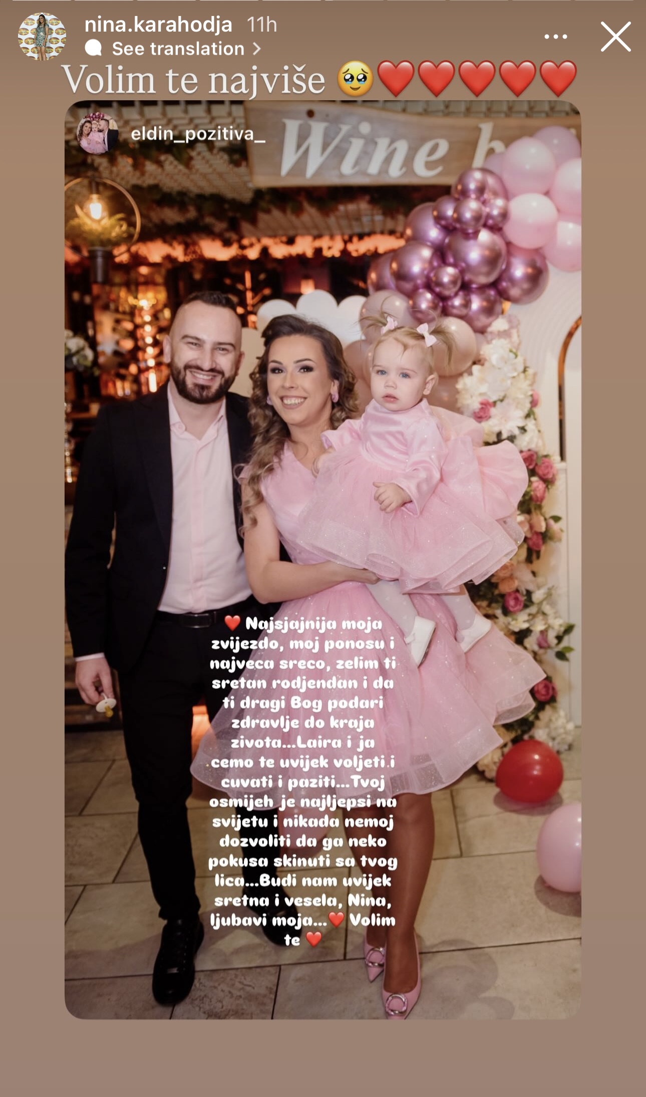 Bivša finalistkinja Zvezda Granda danas slavi rođendan: Ogromnu pažnju skrenula je čestitka koju joj je poslao muž FOTO 6 IMG 1317