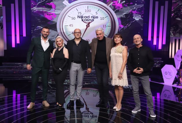 Minimalna razlika publike presudila: Koji kandidat ide dalje, a ko napušta "Nikad nije kasno" 8 KANDIDATI NNK SNIMANJE 21102025 FOTO ELENA 3