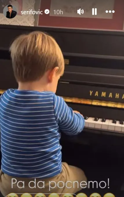 Marija Šerifović objavila neodoljiv snimak sina! Mali Mario seo za klavir, mama se našalila: "Pa da počnemo" VIDEO 6 sin marije šerifović