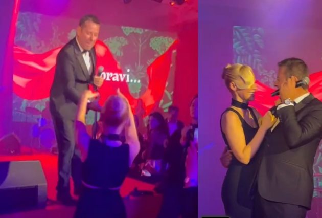 Šuškalo se da su bili u vezi: Nataša Bekvalac i Vlado Georgiev oči u oči posle 20 godina, pogledajte kako su se pozdravili (VIDEO) 4 bekvalac i georgiev