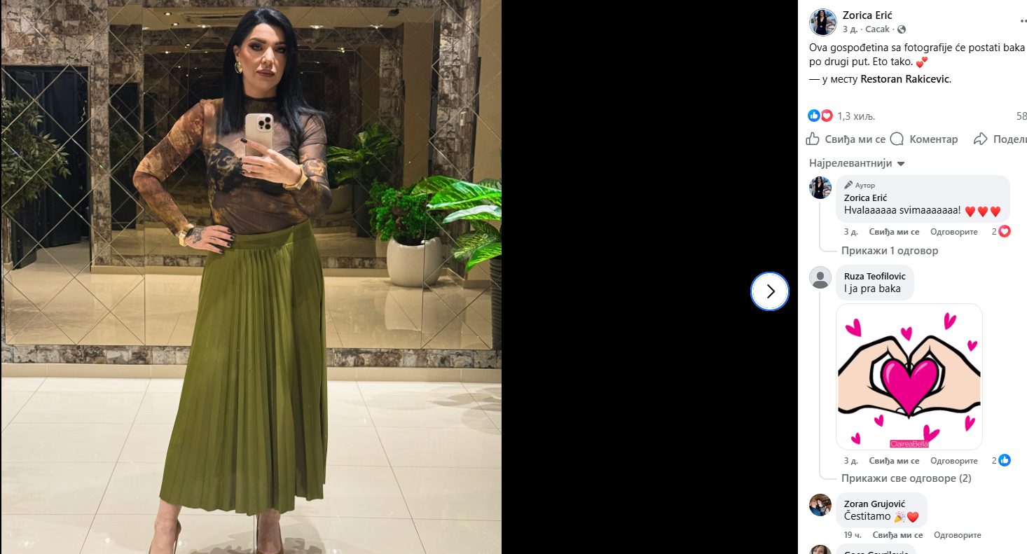 Zorica Erić postaje baba po drugi put 6 zorica eric postaje baba drugi put