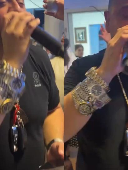 Pevač iz Nikad nije kasno na nastupu dobio dva Poršea i Mercedesa, a onda ga okitili sa skupocenim satovima FOTO 27 STIVEN