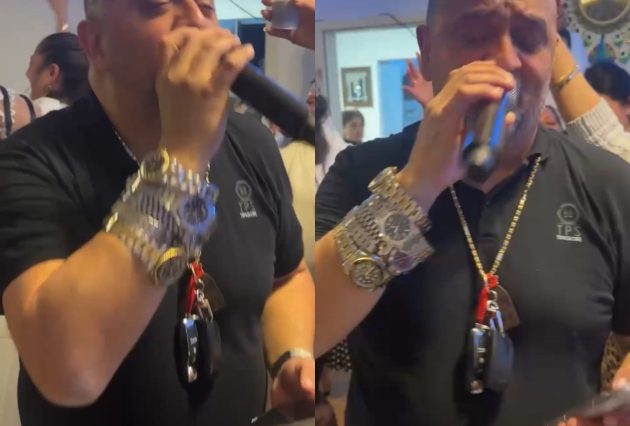 Pevač iz Nikad nije kasno na nastupu dobio dva Poršea i Mercedesa, a onda ga okitili sa skupocenim satovima FOTO 13 STIVEN