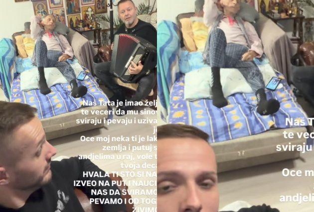 Mladenu Kosmajcu ispunjena poslednja želja , sinovi bili uz njega do poslednjeg trenutka 13 mladen kosmajac 2