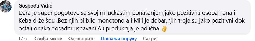 Pitali smo fanove Zvezda Granda šta misle o Dari Bubamari 11 Screenshot 2026 01 23 112840